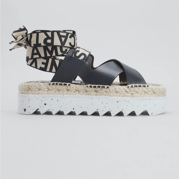 Stella McCartney Gaia Ankle-Strap Sandals
